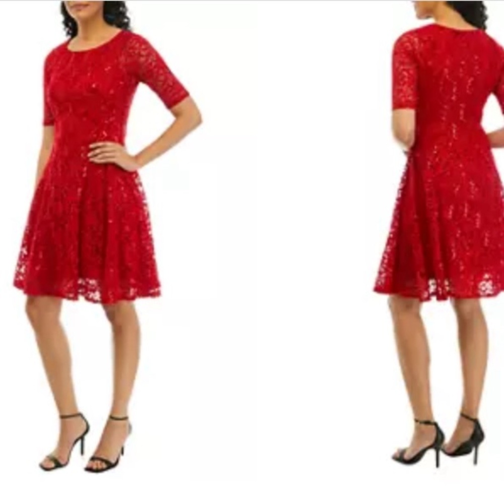 Chris McLaughlin Red Dress